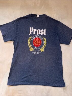 Prost Oktoberfest Graphic Tee La Crosse WI Size Medium